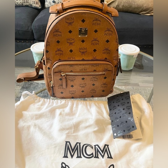 MCM Stark 32 Visetos Backpack - Picture 2 of 14